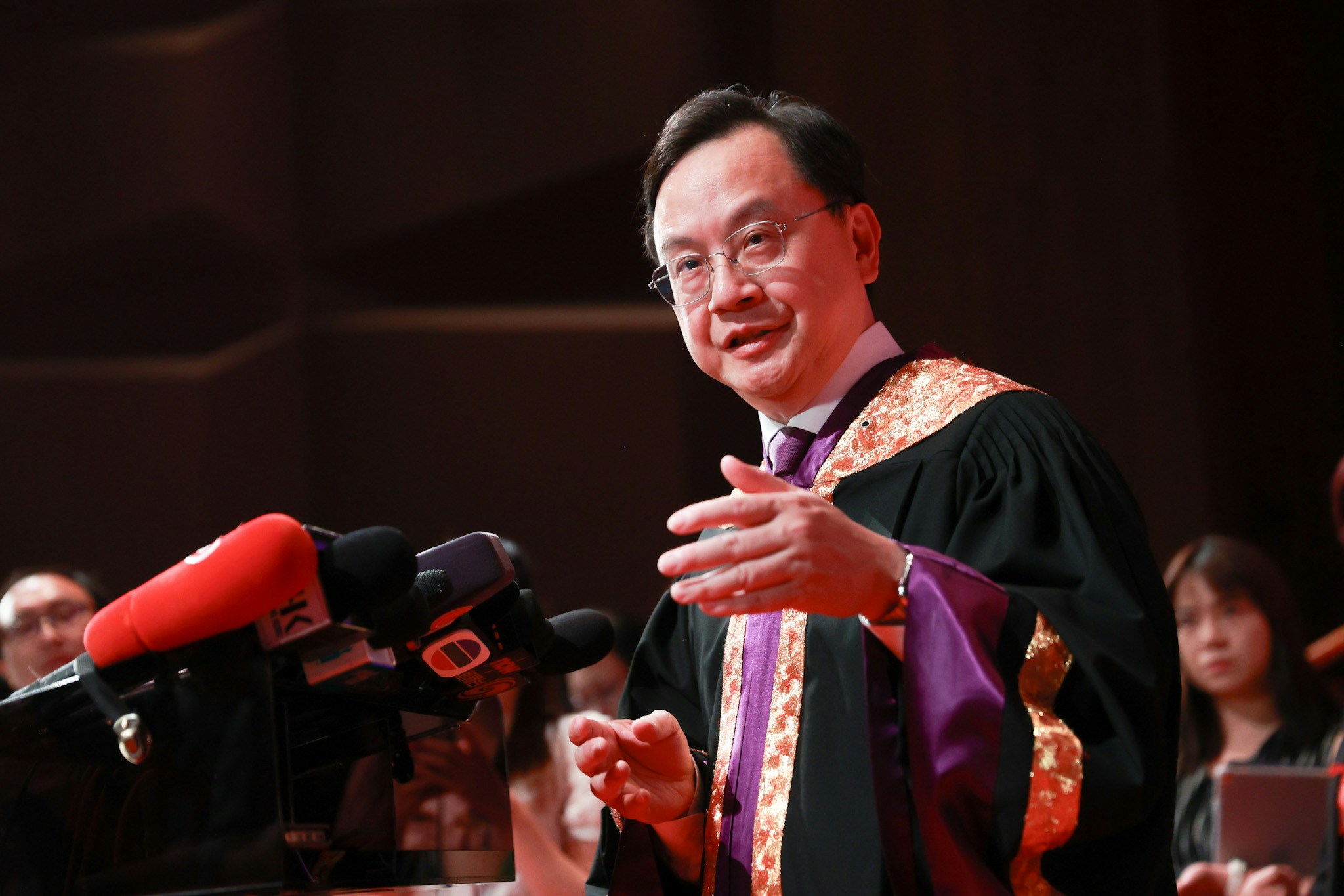 中大校長盧煜明:大學需靈活應對風浪 關稅戰下難買到美國晶片
