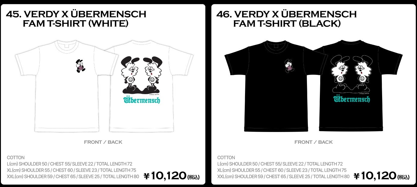VERDY x G-DRAGON Ubermensch FAM VICK T-Shirt White | eBay