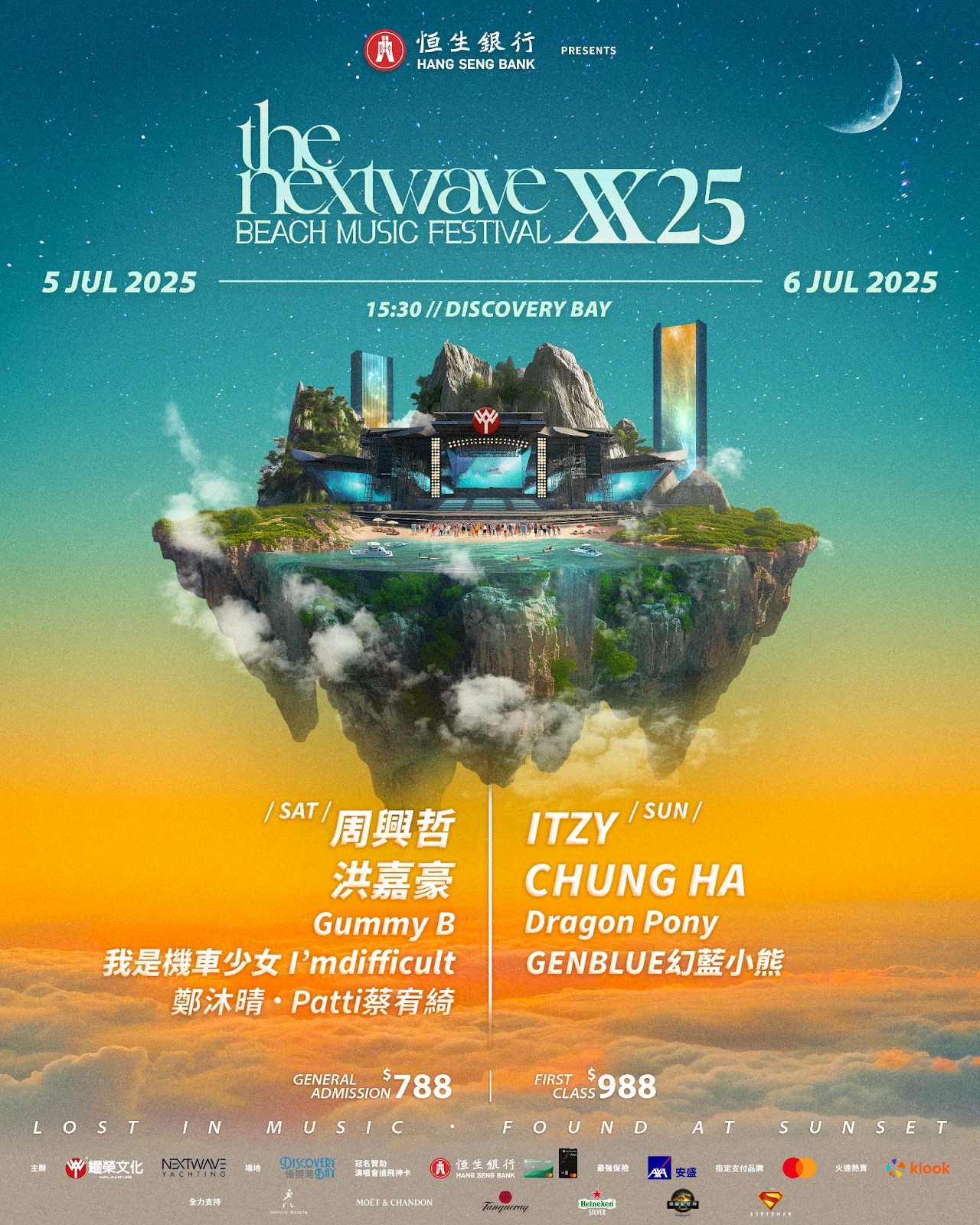 TheNextwave XX25 沙灘音樂節周興哲領軍Kpop女團ITZY強勢加盟