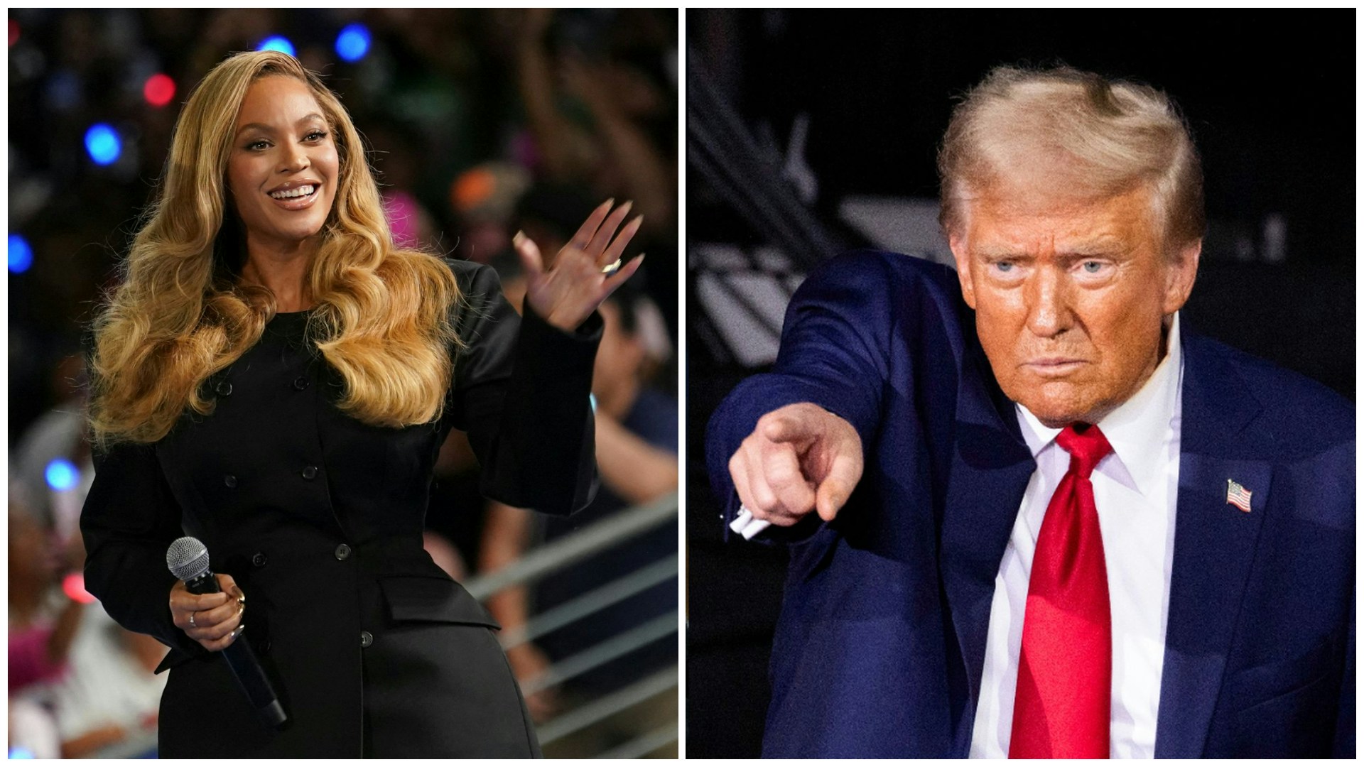 劍指Beyoncé?賀錦麗競選期間獲眾明星助選 特朗普倡調查