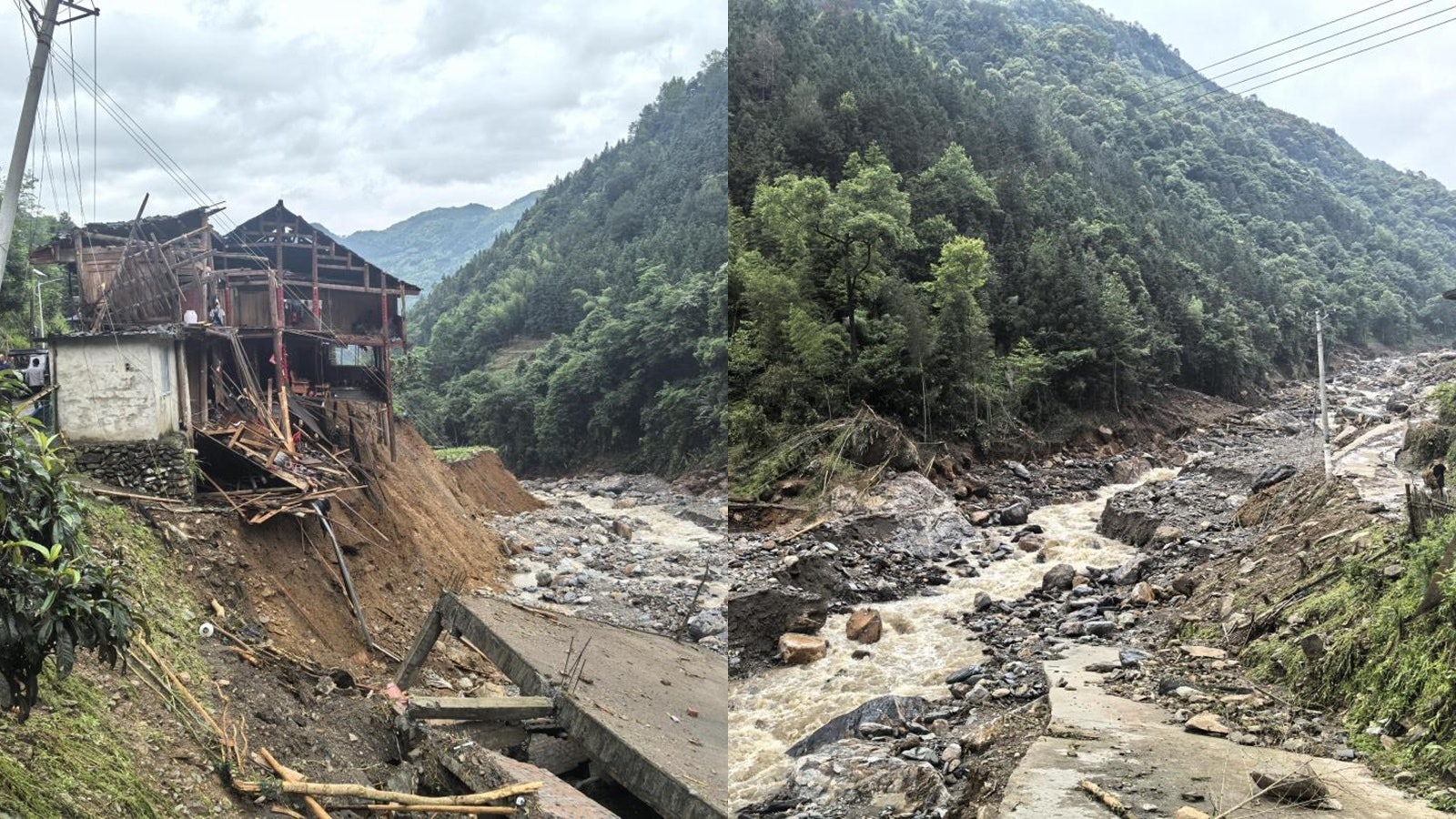 廣西桂林山洪增至5死3失蹤 搜救仍在進行 廣西桂林山洪增至5死3失蹤 搜救仍在進行