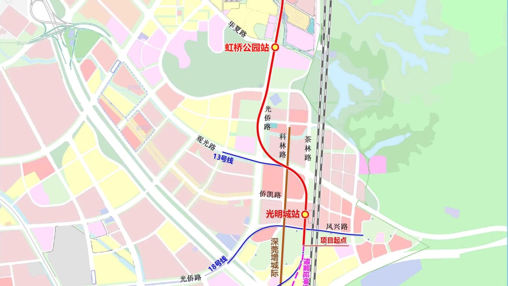 深圳地鐵6號線支線二期年內開通 開往深莞邊界直達這高鐵站