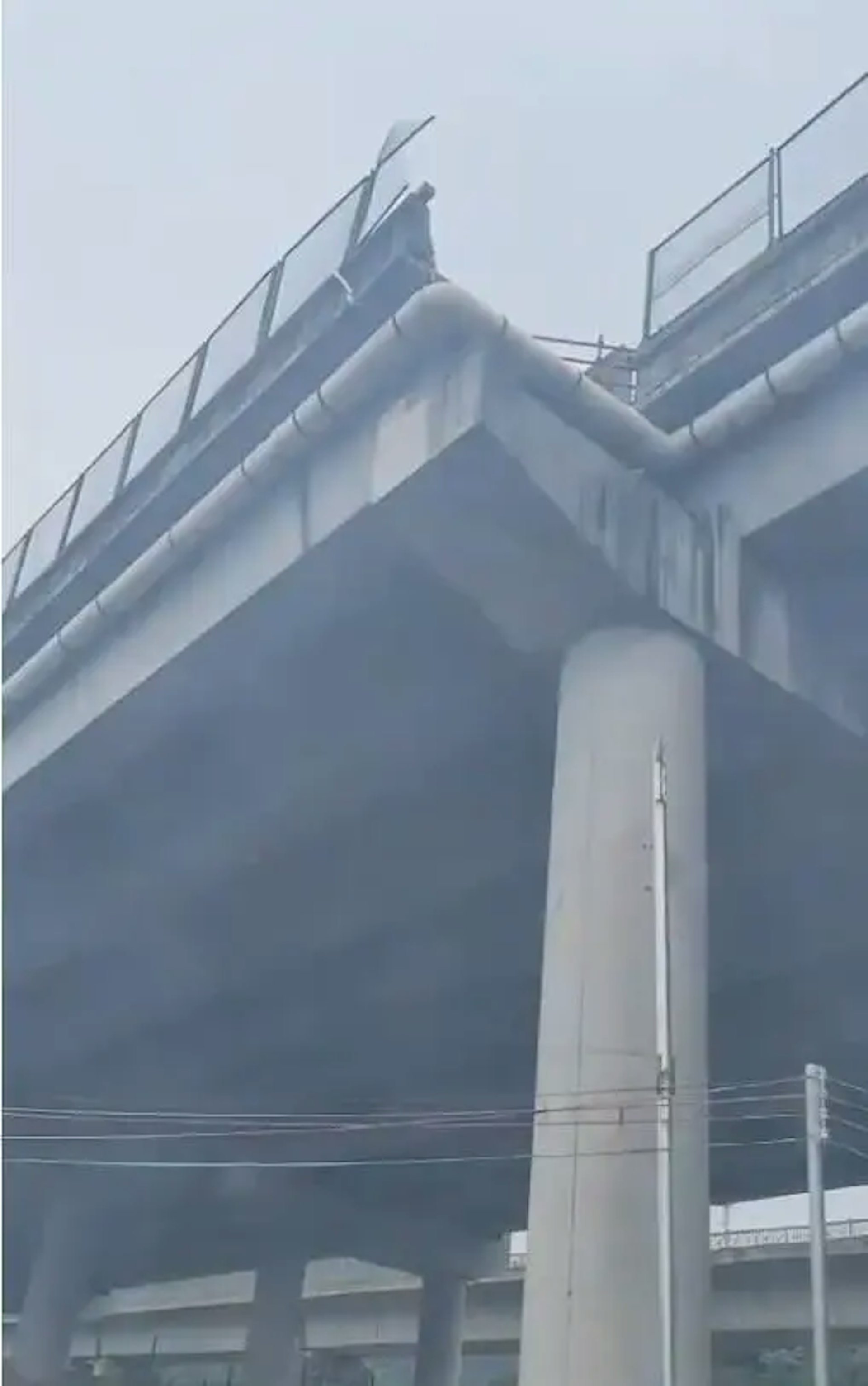 涉事高架橋。(極目新聞) 涉事高架橋。(極目新聞)