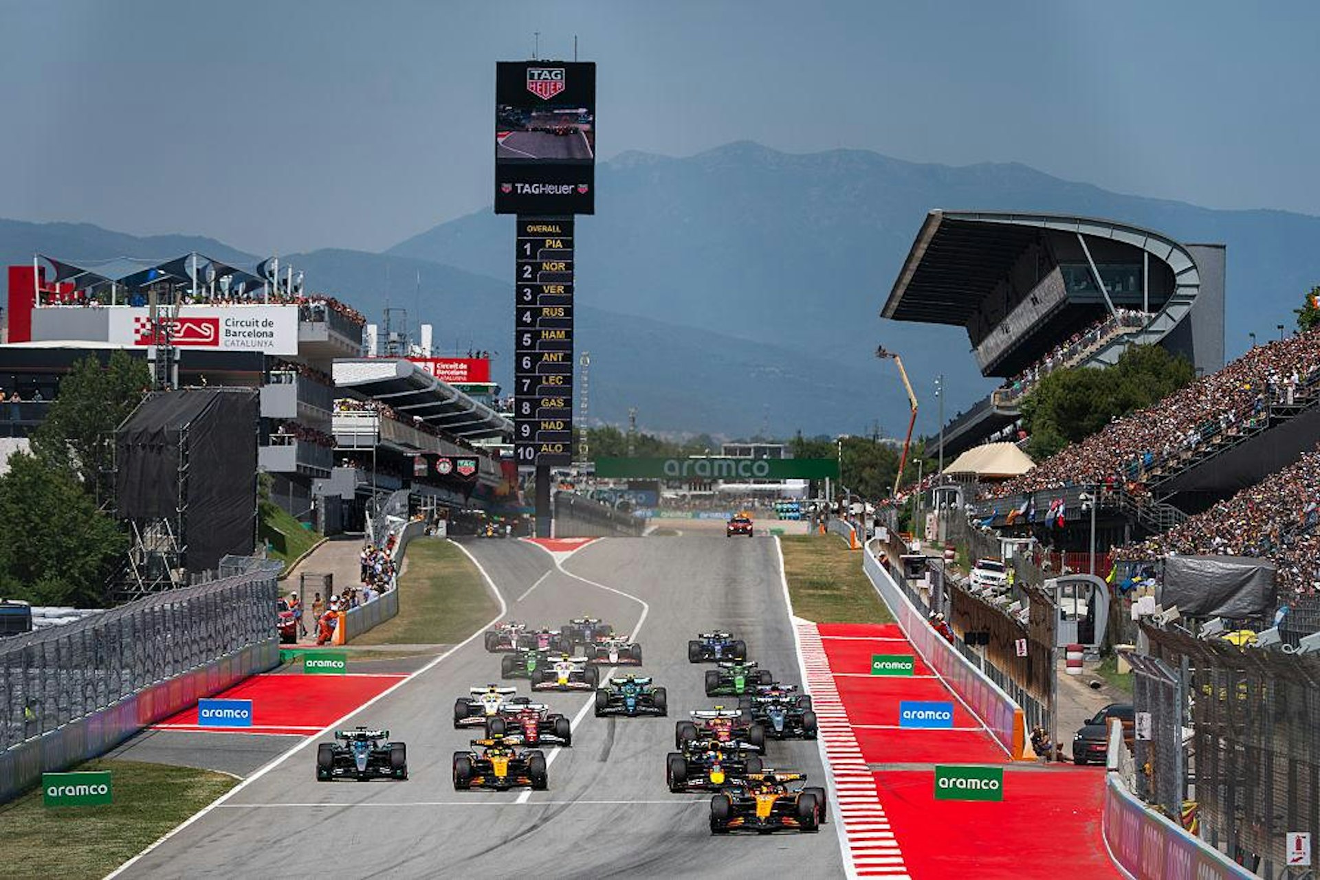 F1西班牙站正賽。(Getty Images) F1西班牙站正賽。(Getty Images)