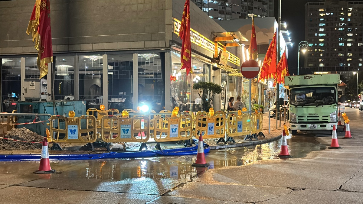 屯門三聖爆水管|趕停水前完晚市 酒家經理:停鹹水淡水都有影響