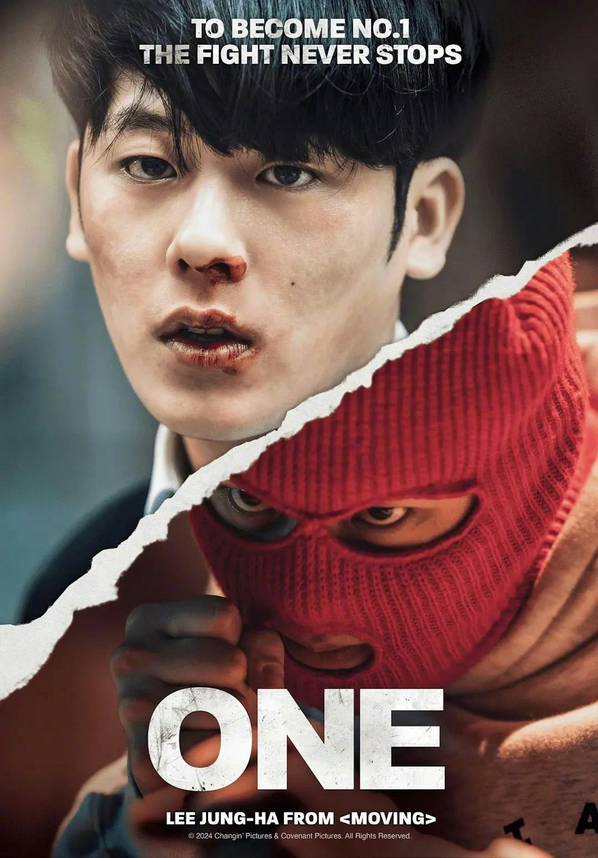 《ONE:高中英雄們》由《Moving超異能放》李正河、金度完、林賢泰、金相浩及金周玲主演。(《ONE:高中英雄們》劇集海報) 《ONE:高中英雄們》由《Moving超異能放》李正河、金度完、林賢泰、金相浩及金周玲主演。(《ONE:高中英雄們》劇集海報)