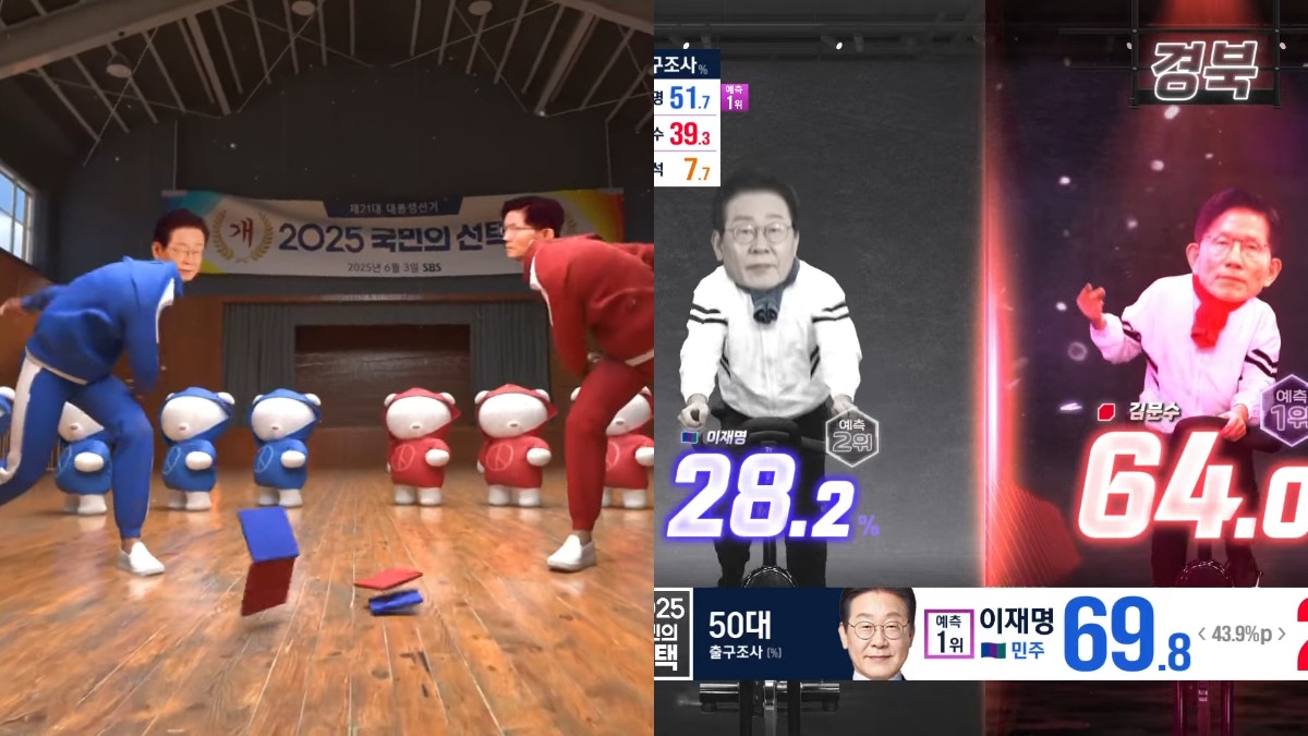 韓國大選開票好睇過綜藝?驚見李在明跳aespa女團舞 玩魷魚遊戲