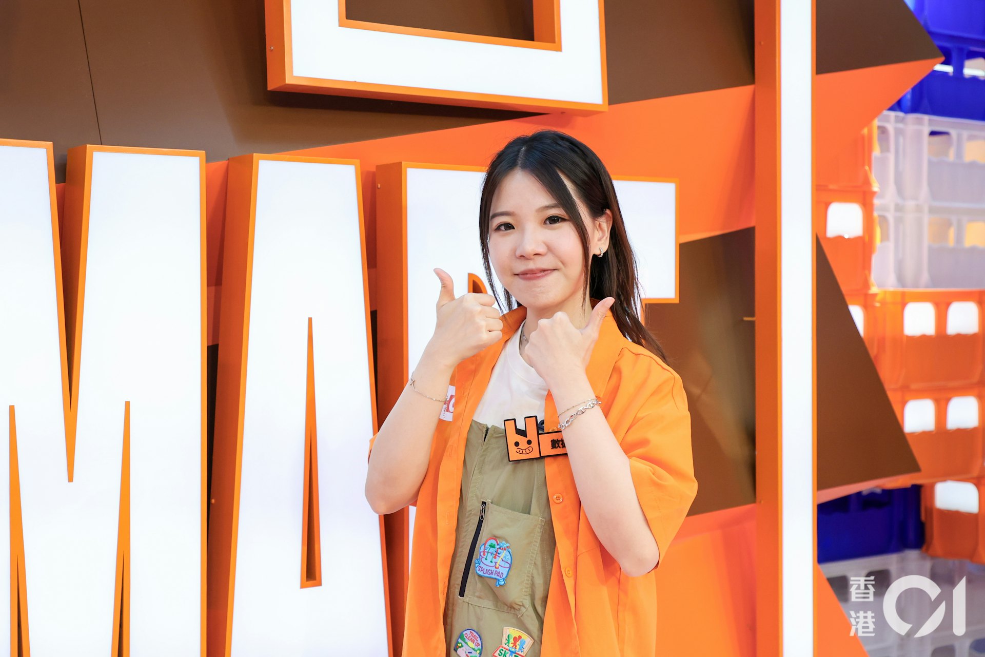 梁樂童透過參加HOY TV選秀節目《就是青春》入行。(葉志明攝) 梁樂童透過參加HOY TV選秀節目《就是青春》入行。(葉志明攝)