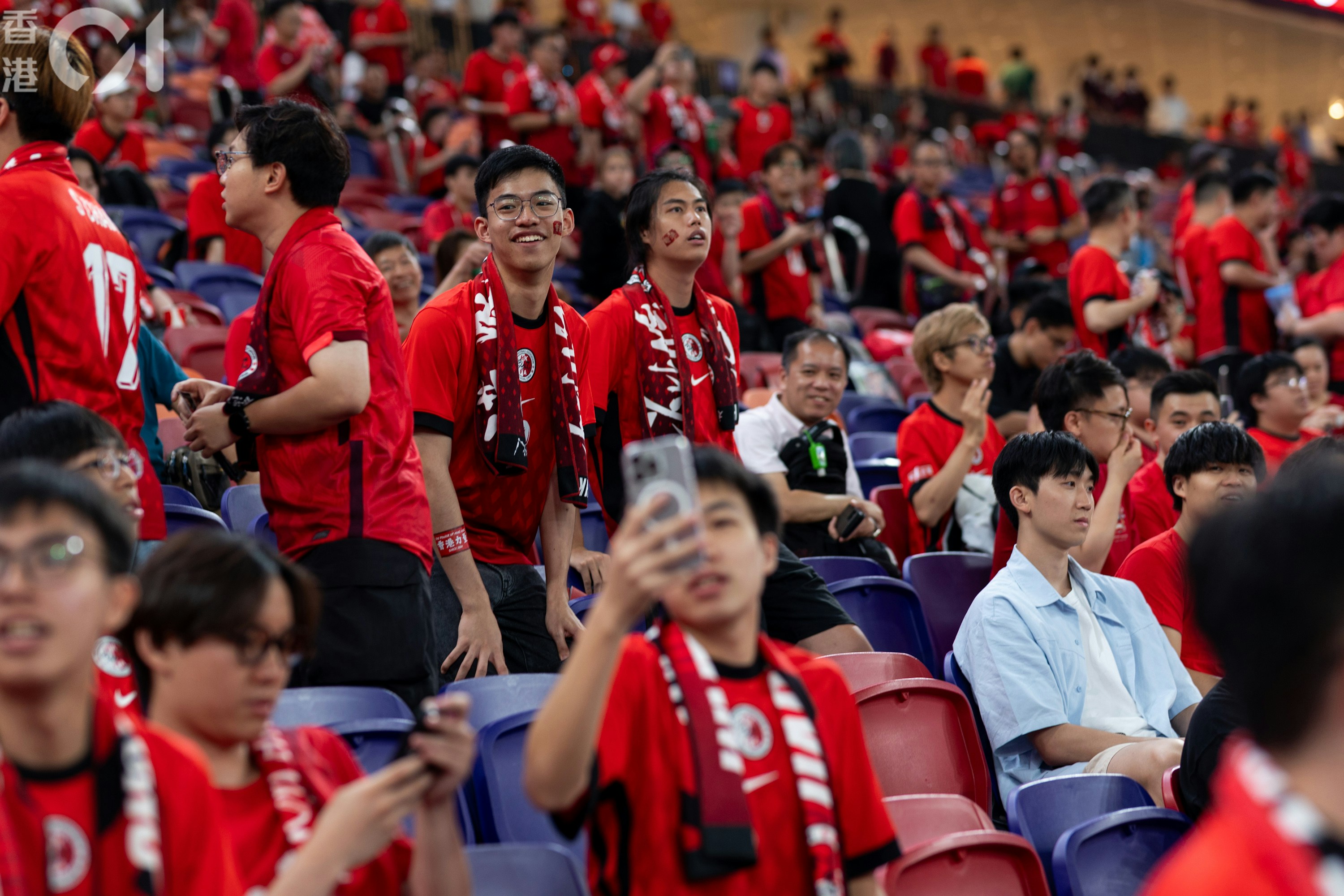 香港對印度|港足1:0勝印度 現場氣氛高漲 球迷賽後歡呼逾5分鐘