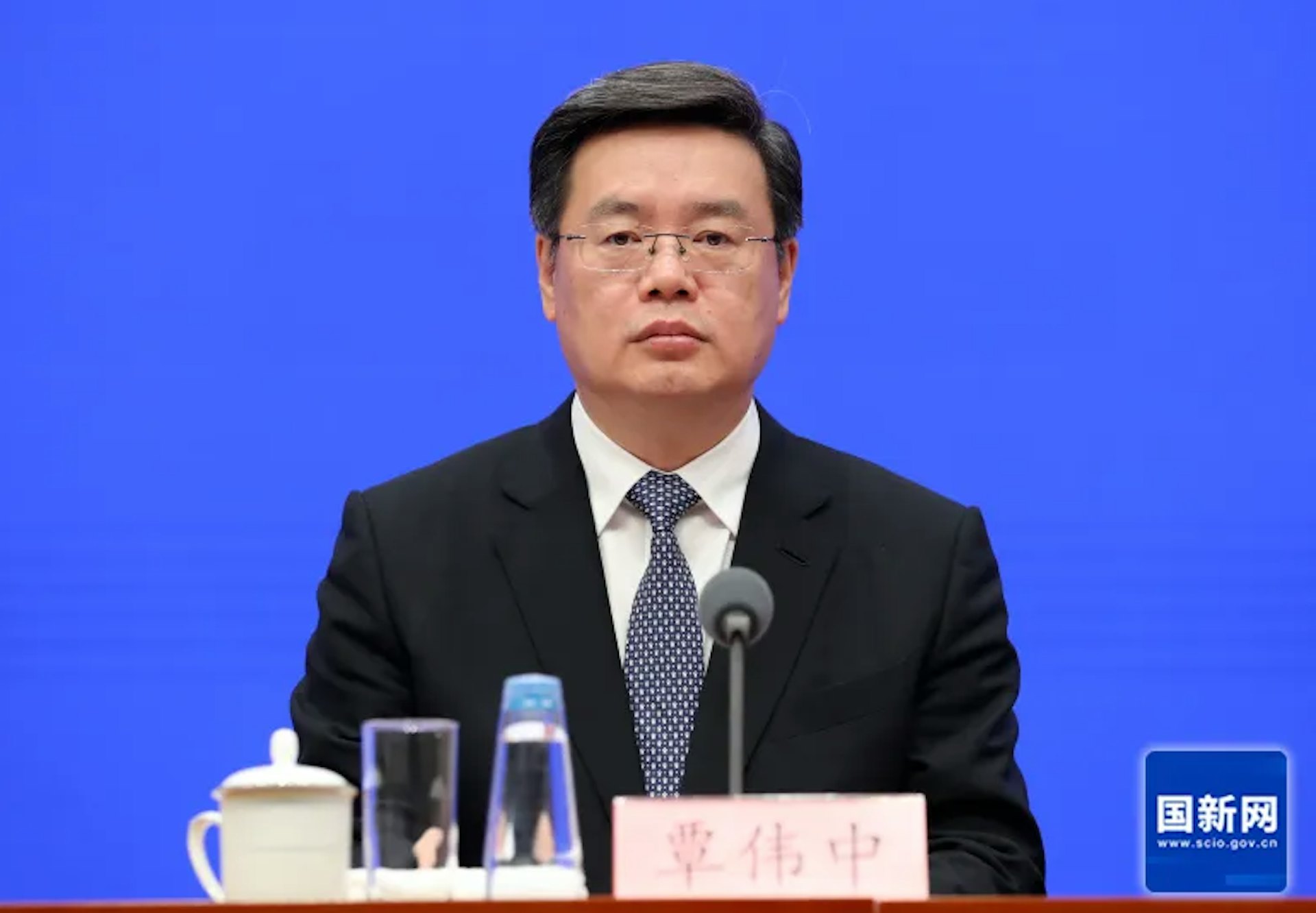 深圳市长覃伟中。 (国新网)