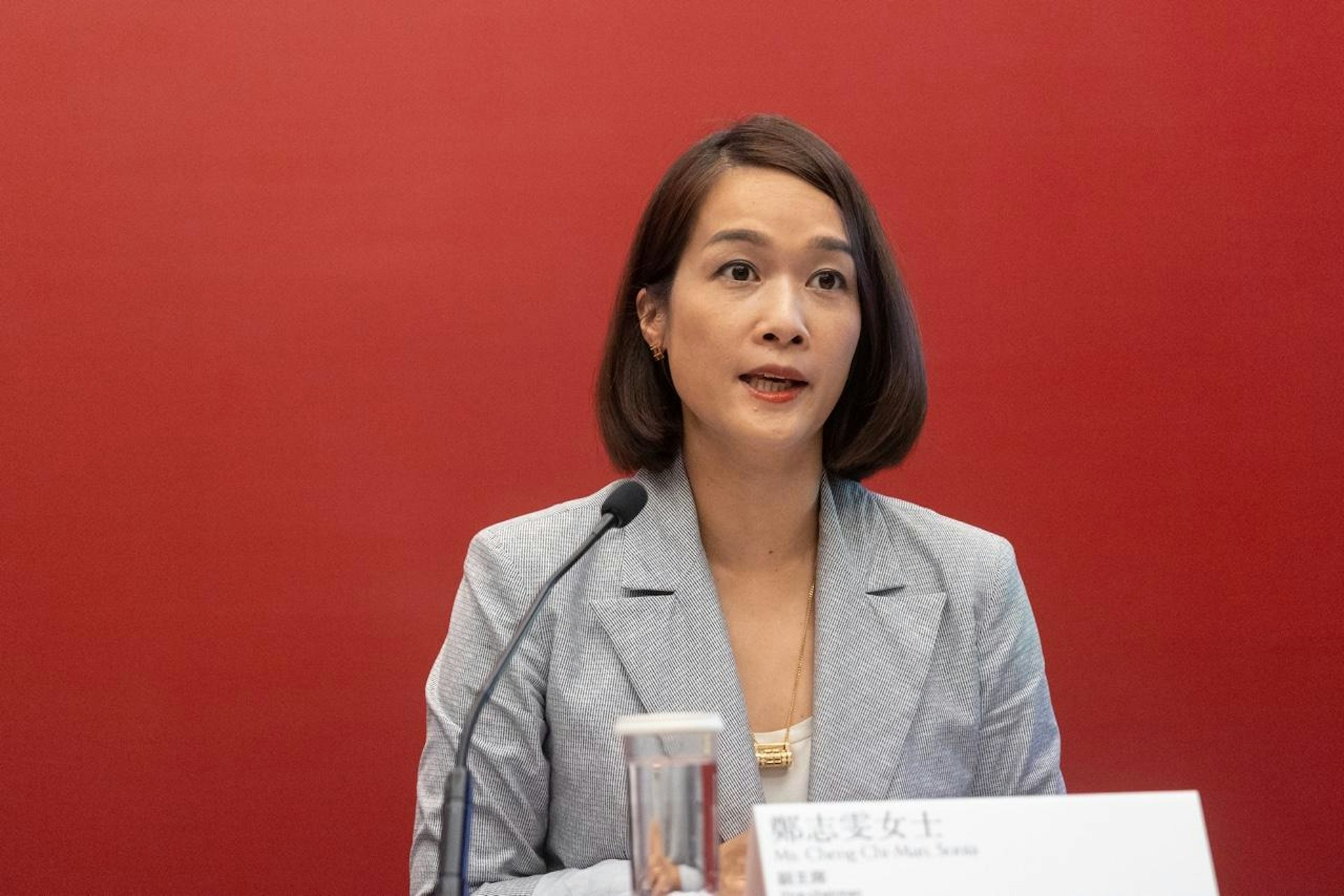 周大福珠寶集團副主席鄭志雯。(梁鵬威攝) 周大福珠寶集團副主席鄭志雯。(梁鵬威攝)