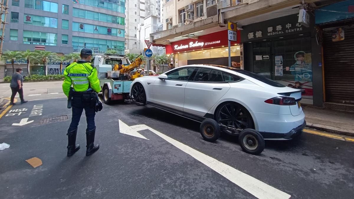 警油尖打擊違泊 單日發出逾900張「牛肉乾」 首5個月超過9萬張