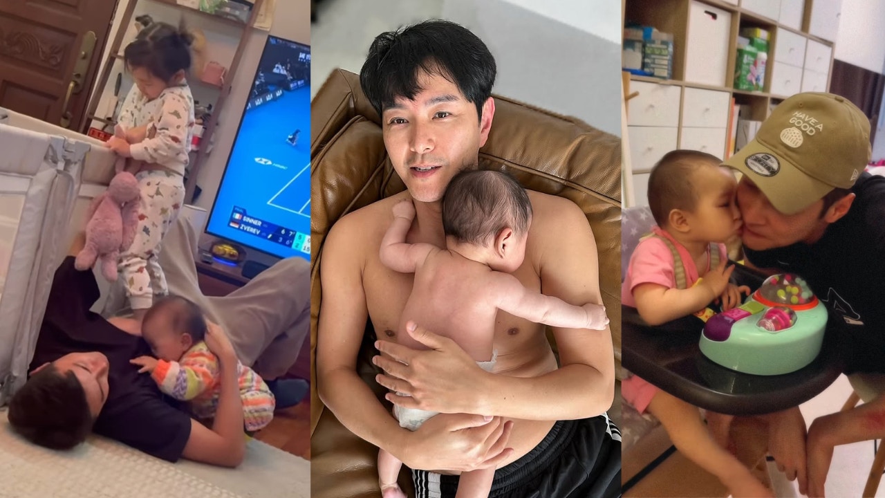 蕭正楠陳家樂初為人父見仔女冧爆 洪永城父親節許願:瞓到自然醒