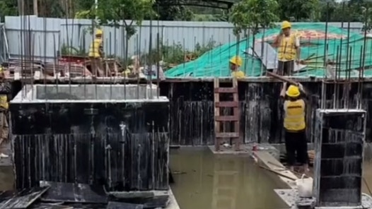全紅嬋在建新屋因暴雨水浸? 施工方解疑:影響不大更利於養護