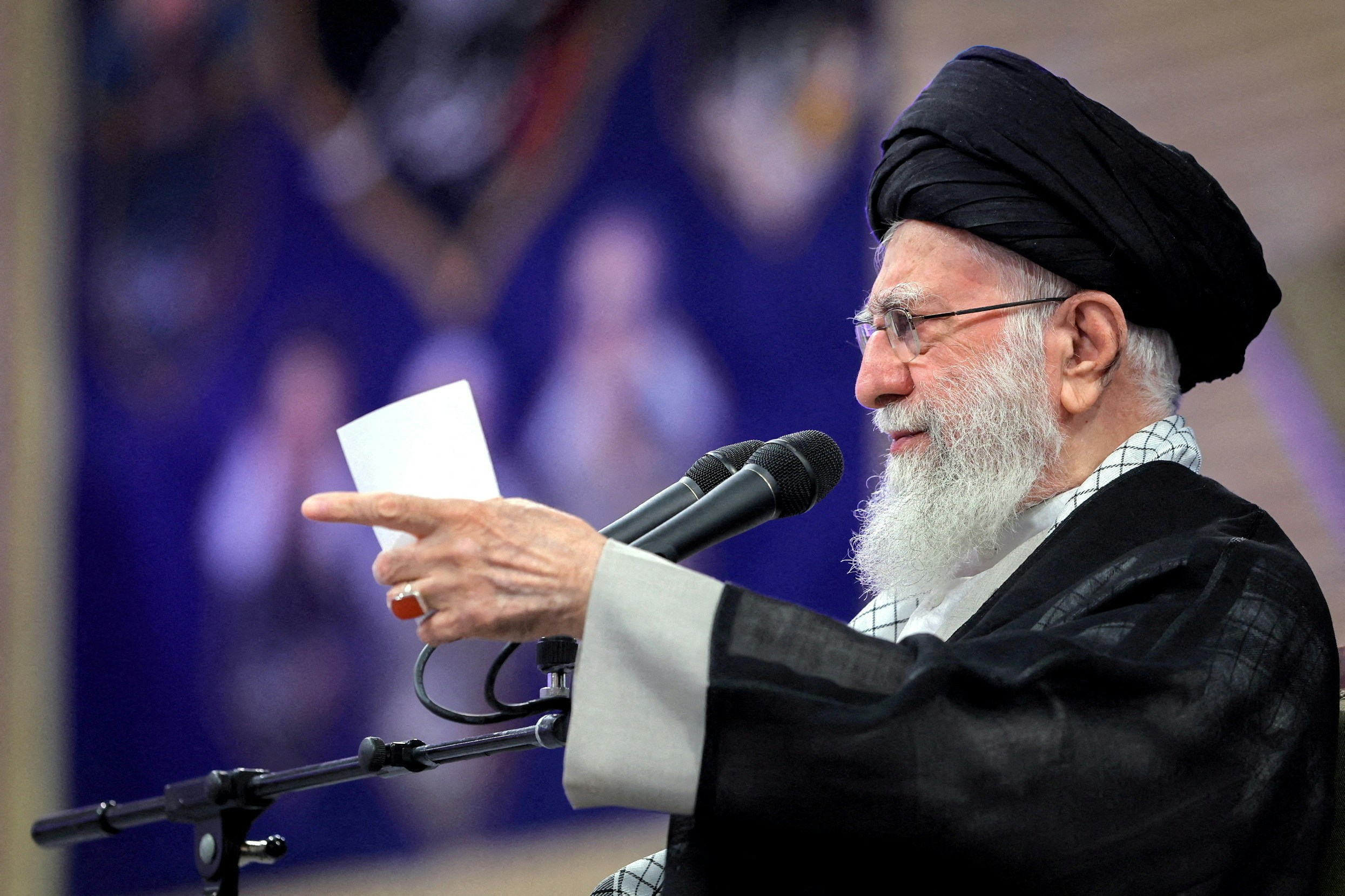 伊朗最高精神領袖哈梅內伊（Ali Khamenei）的官方社交平台發布帖文稱，伊朗永遠不會向猶太復國主義者妥協，將會作出強烈的回應。(Reuters)