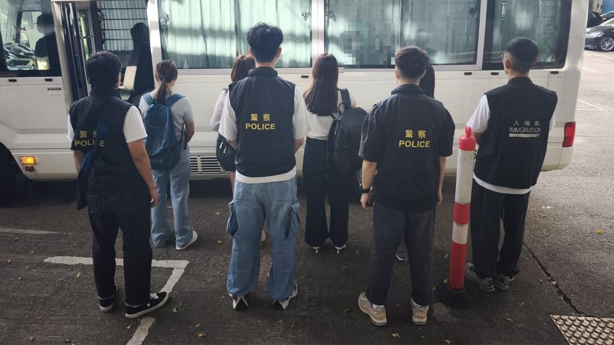 跨部門旺角打擊非法勞工　九女被捕