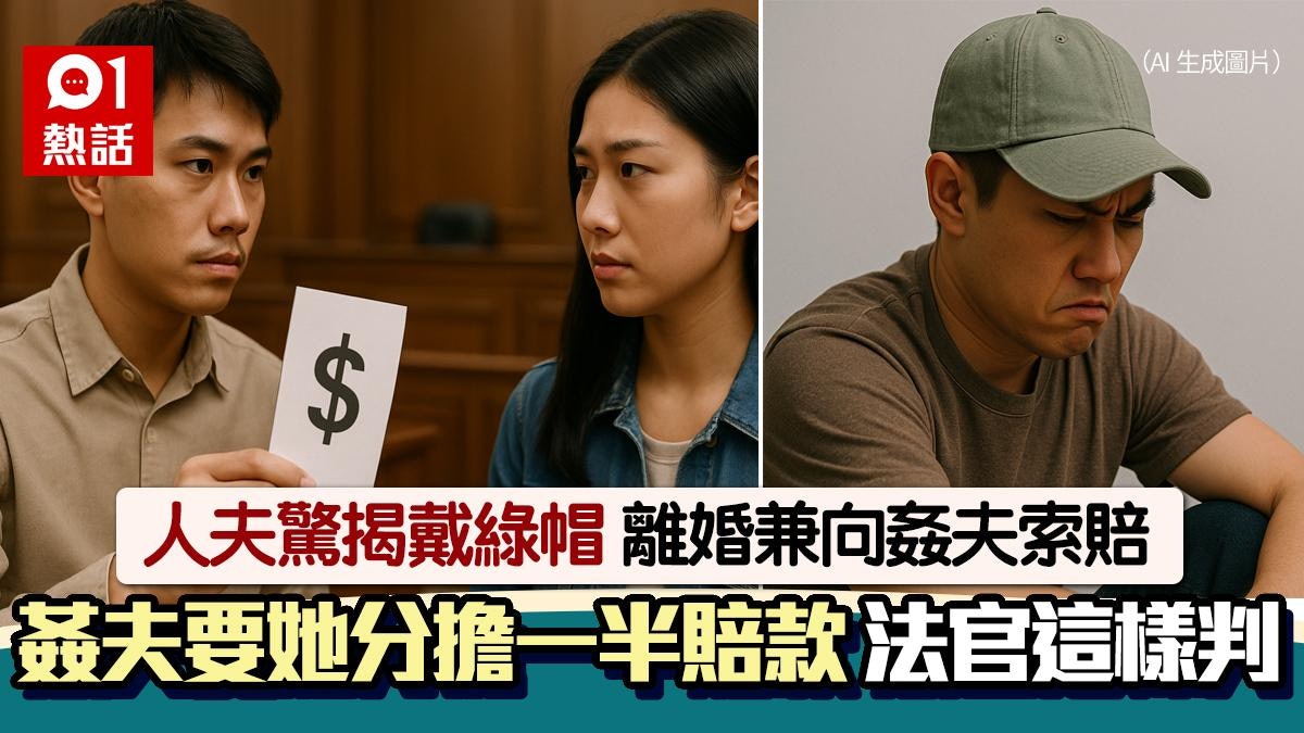 偷食人妻遭索償!姦夫賠完反告她︰應分擔一半賠償金 判決出爐 偷食人妻遭索償!姦夫賠完反告她︰應分擔一半賠償金 判決出爐