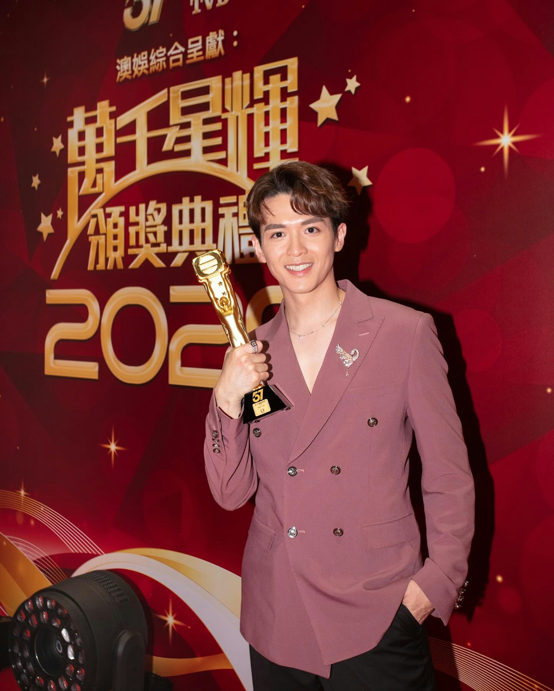 阮浩棕近年上位,奪得「飛躍進步男藝員獎」。(IG@yuenhochungnicholas) 阮浩棕近年上位,奪得「飛躍進步男藝員獎」。(IG@yuenhochungnicholas)