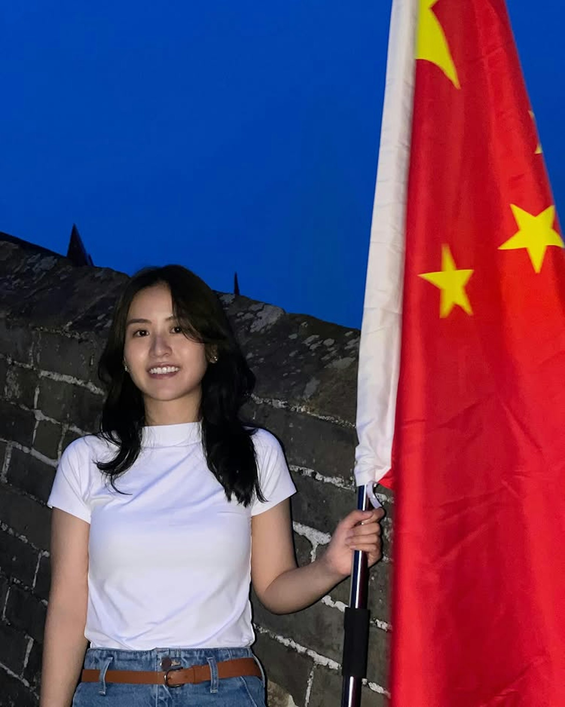 莊雅婷十分愛國。(IG@angel.cnt)