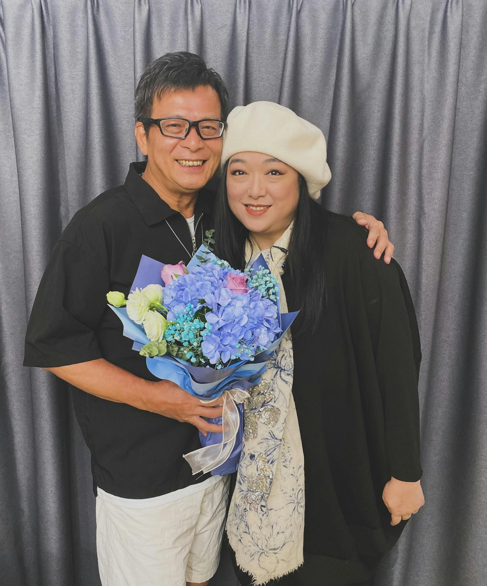 黃日華接受好友李珊珊訪問。(IG@13leesansan) 黃日華接受好友李珊珊訪問。(IG@13leesansan)