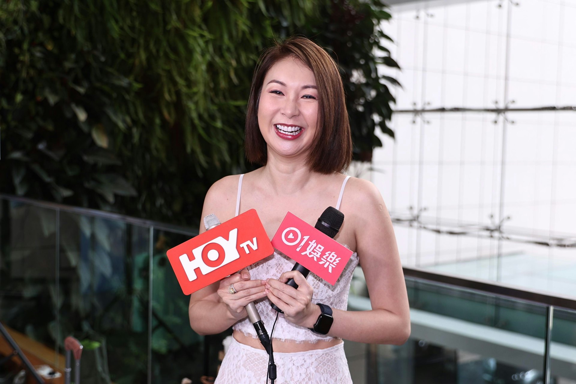 莊鍶敏指自己已經戒煙多年。(陳順禎 攝)