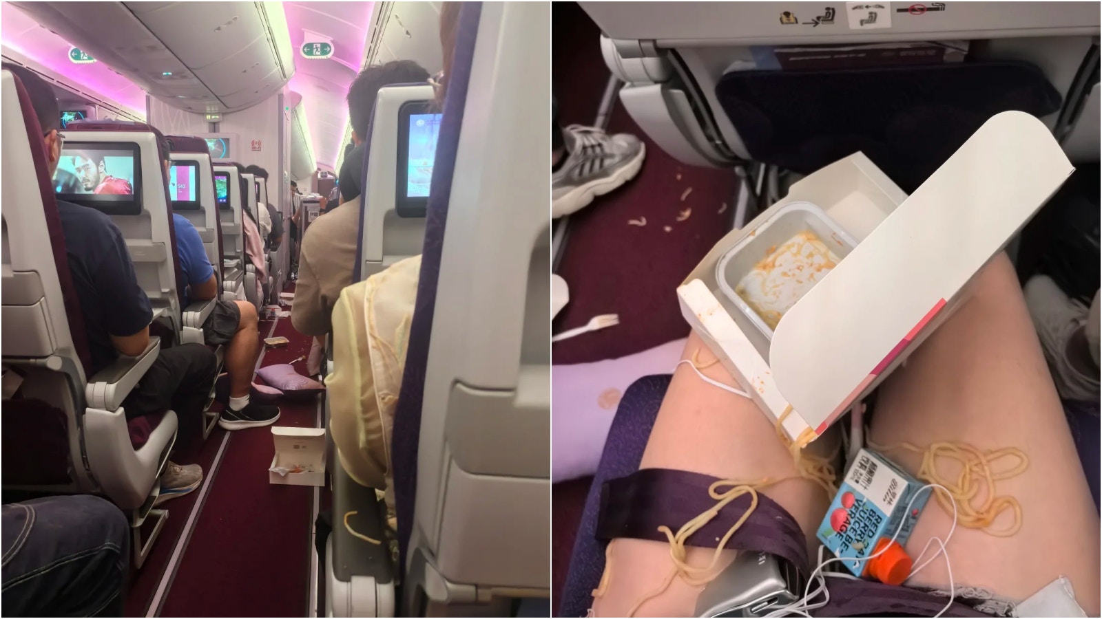 飛深圳航班遇晴空湍流急墜3秒　乘客：一瞬間看到我的麵條在飄！