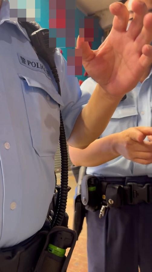 樓主說，她越想越生氣，隔兩天再重回該藥房與店家溝通，拿出警察到場的影片，表示已報警處理，店家才願意退款。（Threads影片截圖）