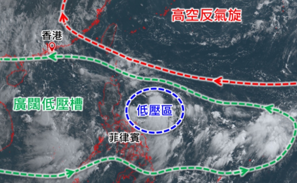 又打風?部分電腦模式料有熱帶氣旋本周後期生成 或移向廣東沿岸