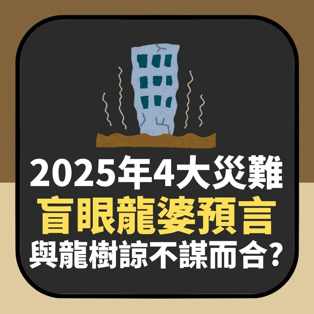 龍樹諒預言｜盲眼龍婆也預測2025大地震　「4大災難」已說中這些（01製圖）