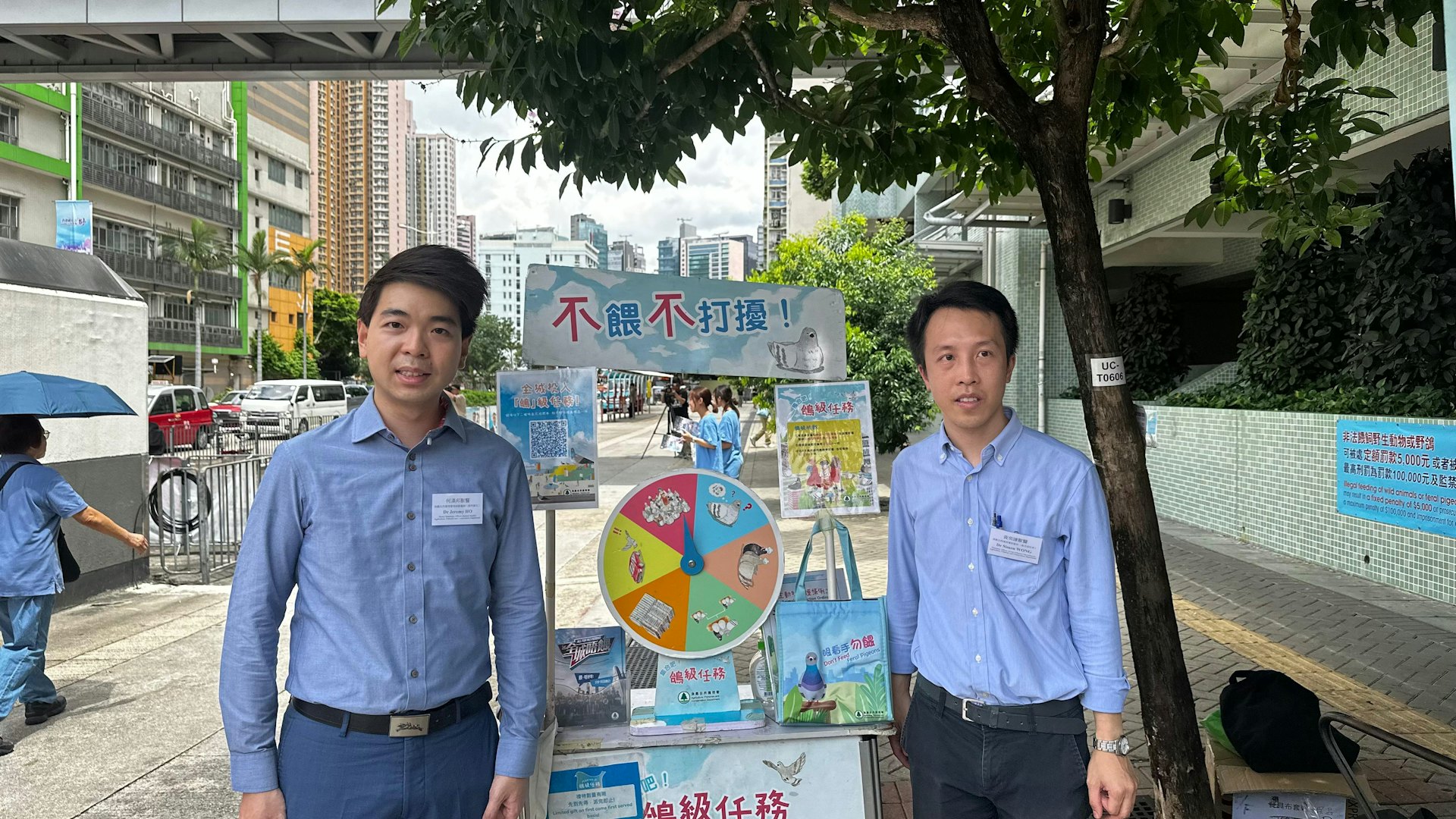 漁農處認為野鴿數量減少有賴市民積極舉報以及政府執法行為。(陳穎欣攝) 漁農處認為野鴿數量減少有賴市民積極舉報以及政府執法行為。(陳穎欣攝)