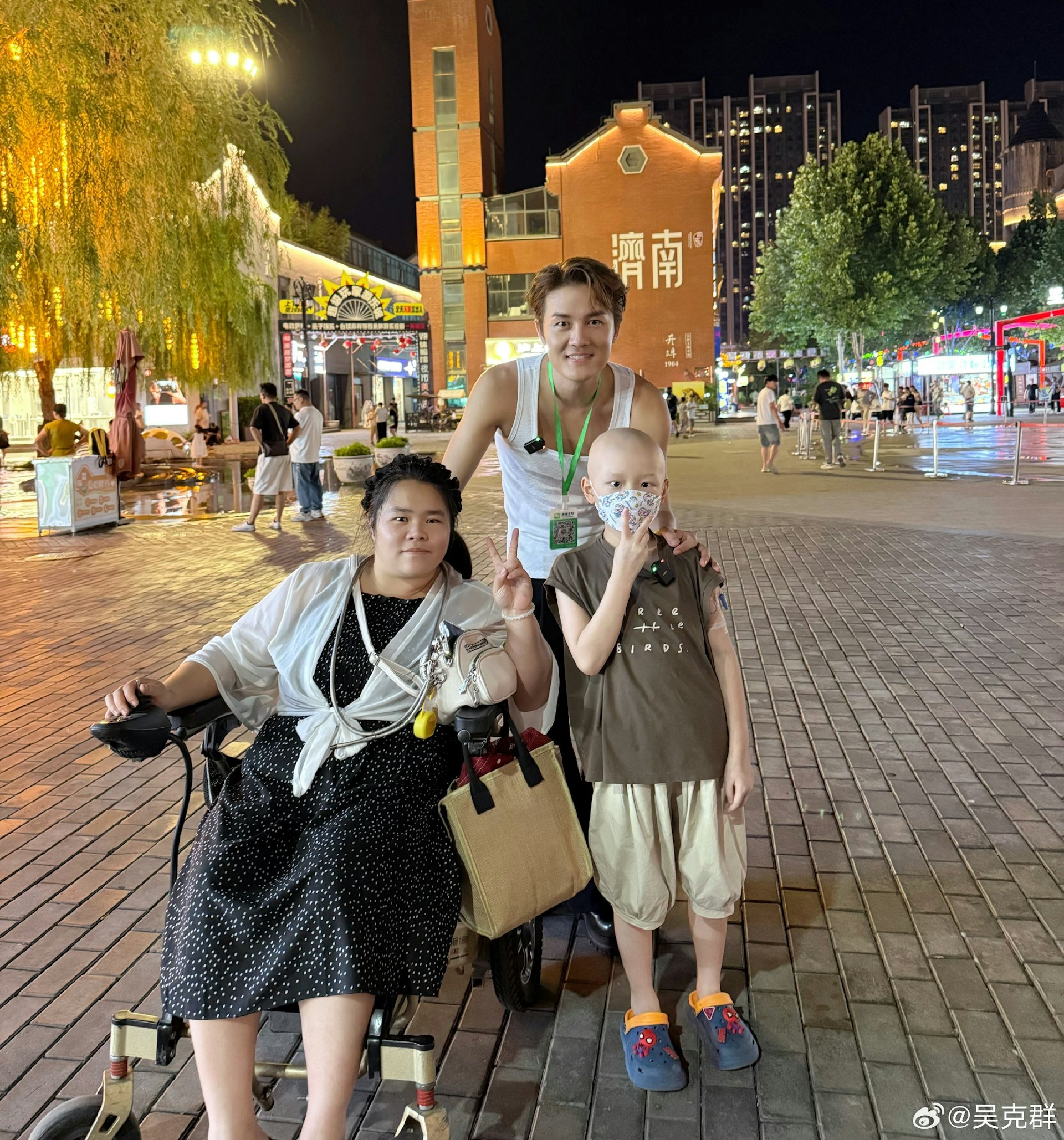 吳克群表明不忍心看見一個那麼可愛的小朋友失去生命。
