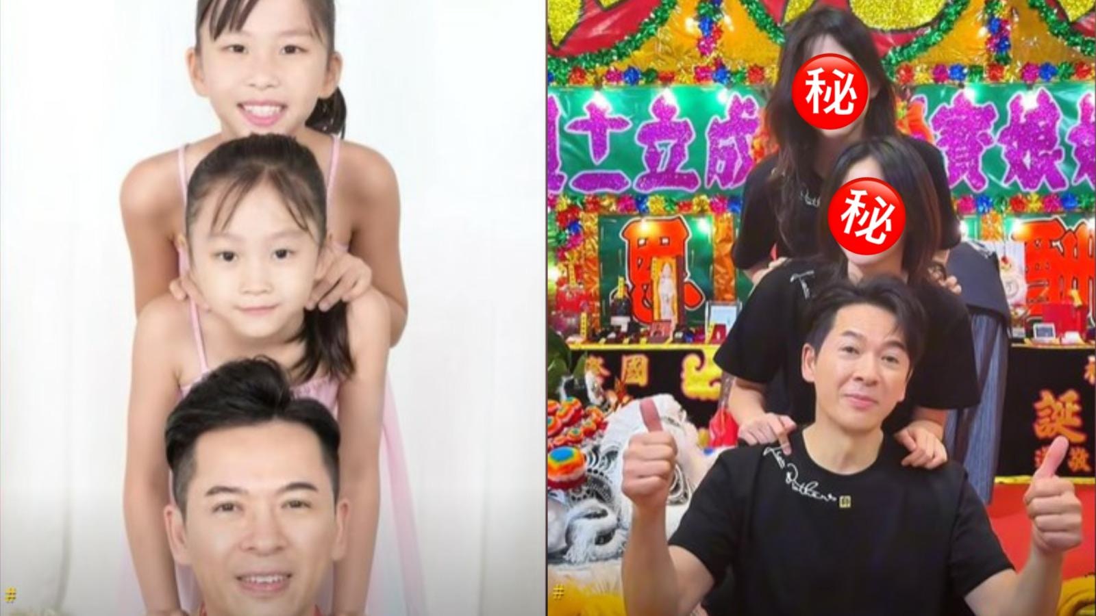 郭政鴻分享對比照兩女兒暴風式成長 獲讚可選港姐細女撞樣一女星
