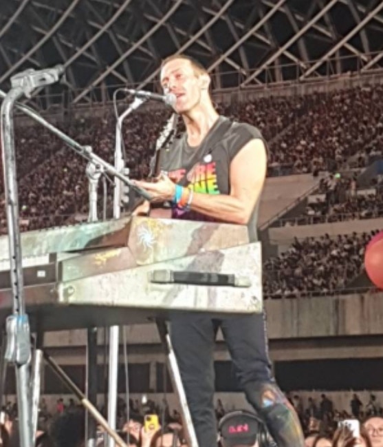 英國天團Coldplay在美國波士頓開唱，結果意外拍到「不倫戀」。（資料圖片，ETtoday授權使用）