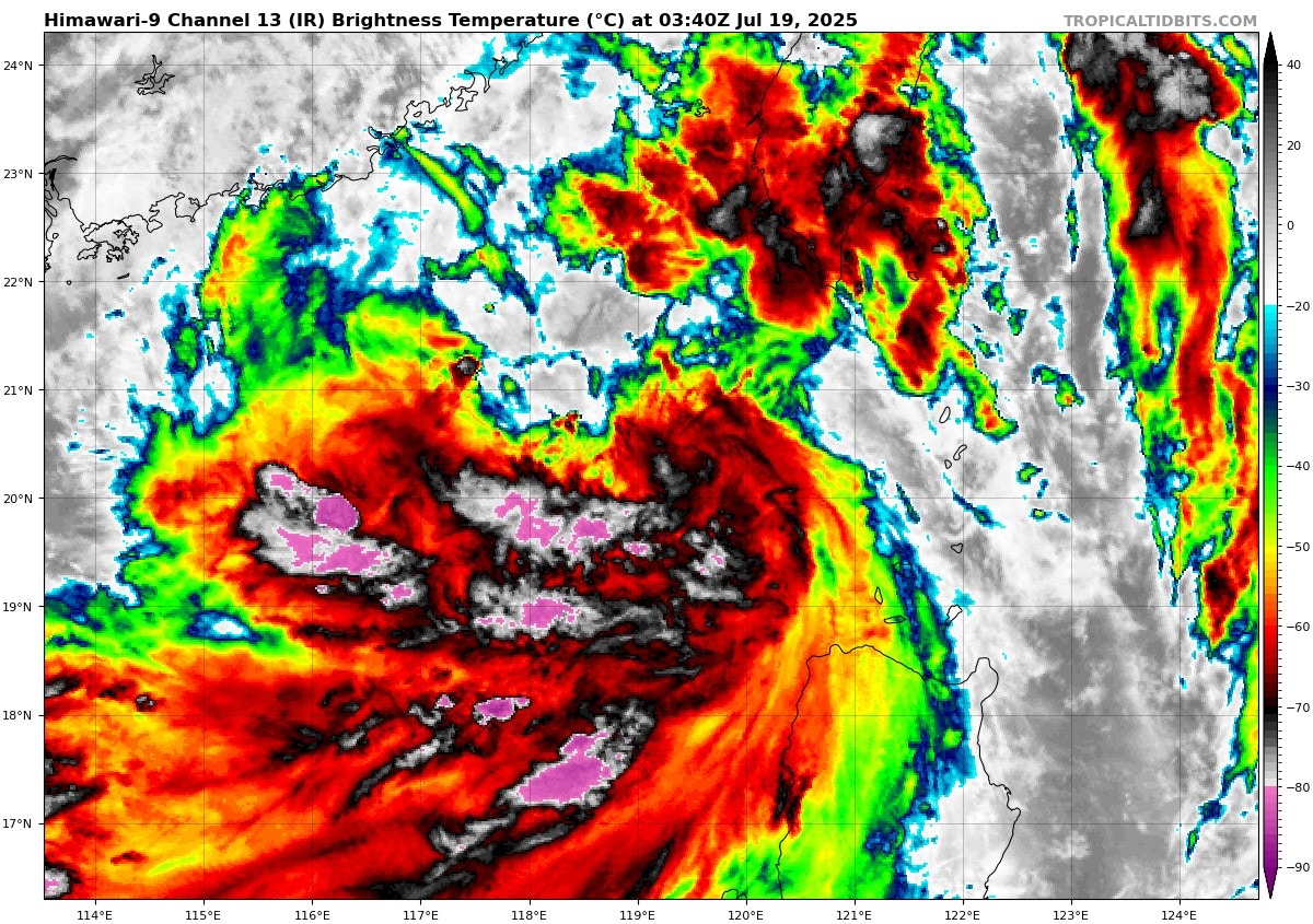 韋帕風球｜天文台料周日高地及離岸吹11級風港南面擔桿列島掠過