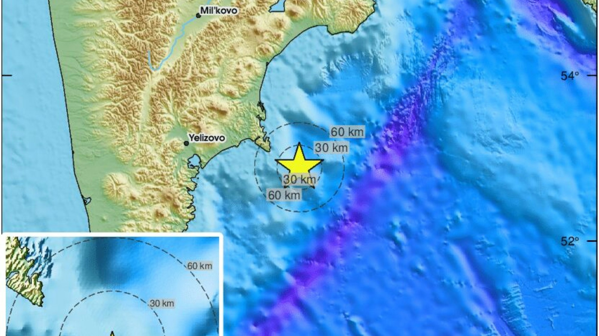 俄羅斯堪察加半島外海7.4級地震 美國家海嘯中心發海嘯預警