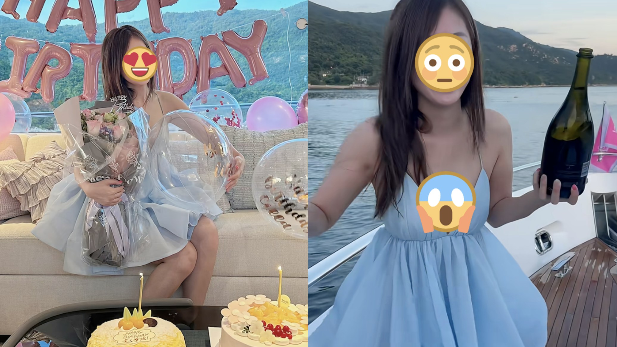 樂瞳Deep V夾胸慶生勁澎湃 被爆真實歲數怒轟:沒禮貌