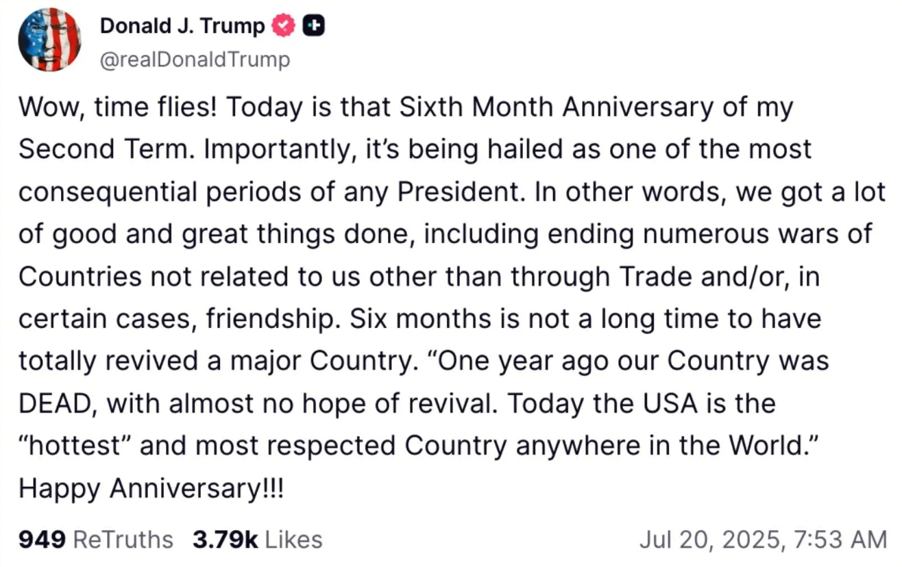 特朗普上任半年：美國版的「一黨專政」和「定於一尊」都實現了