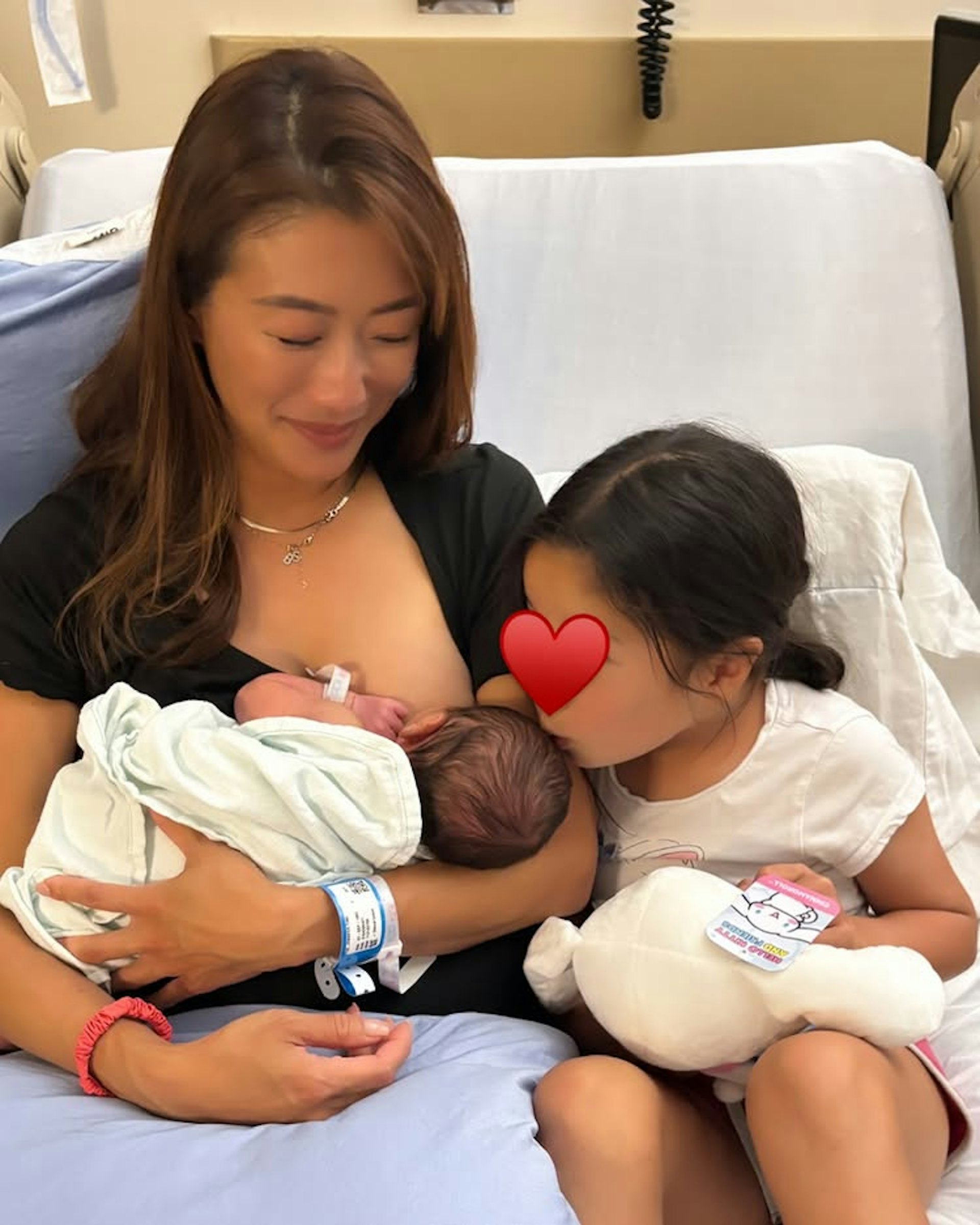 去年7月谢婷婷顺利诞下囝囝Brooklyn Milne。(IG@jennifertsetingting)