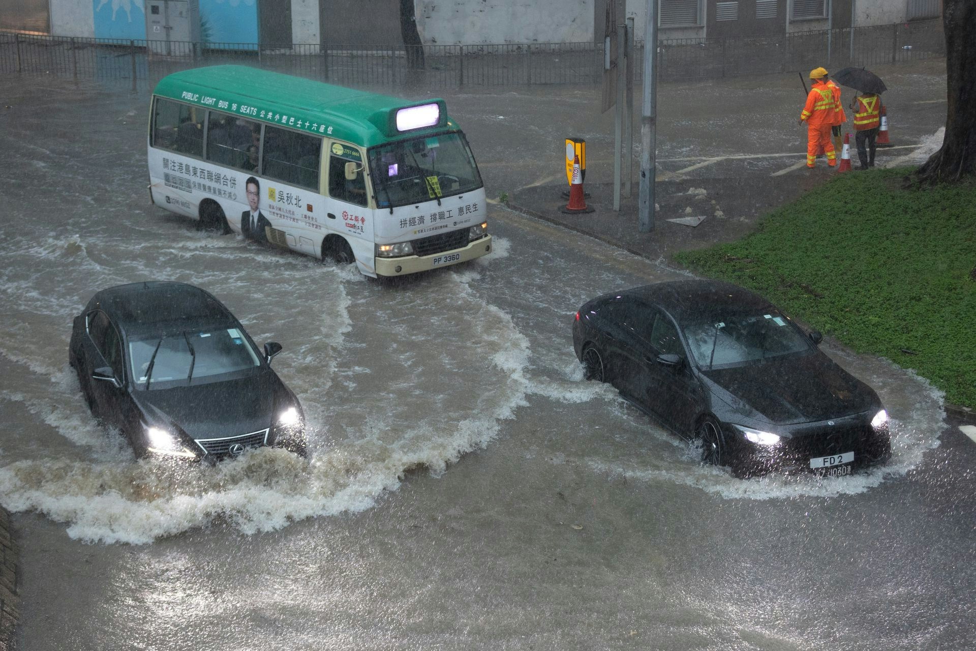 暴雨|天文台預測周六起狂風雷暴 周日至下周二雨勢有時頗大