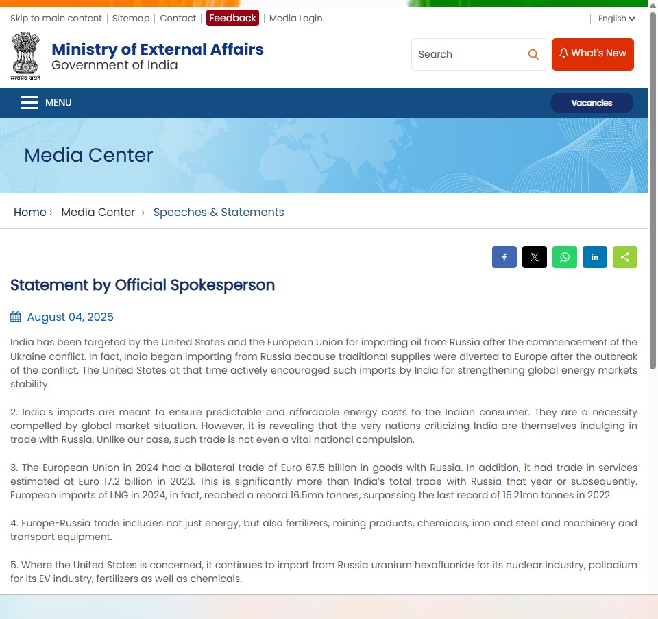 特朗普再嚇阻印度買俄羅斯石油：關稅不止25% 24小時內大幅提高