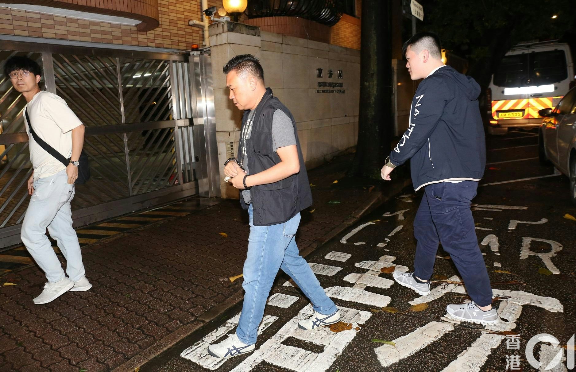 警員在場調查。（陳永武攝）