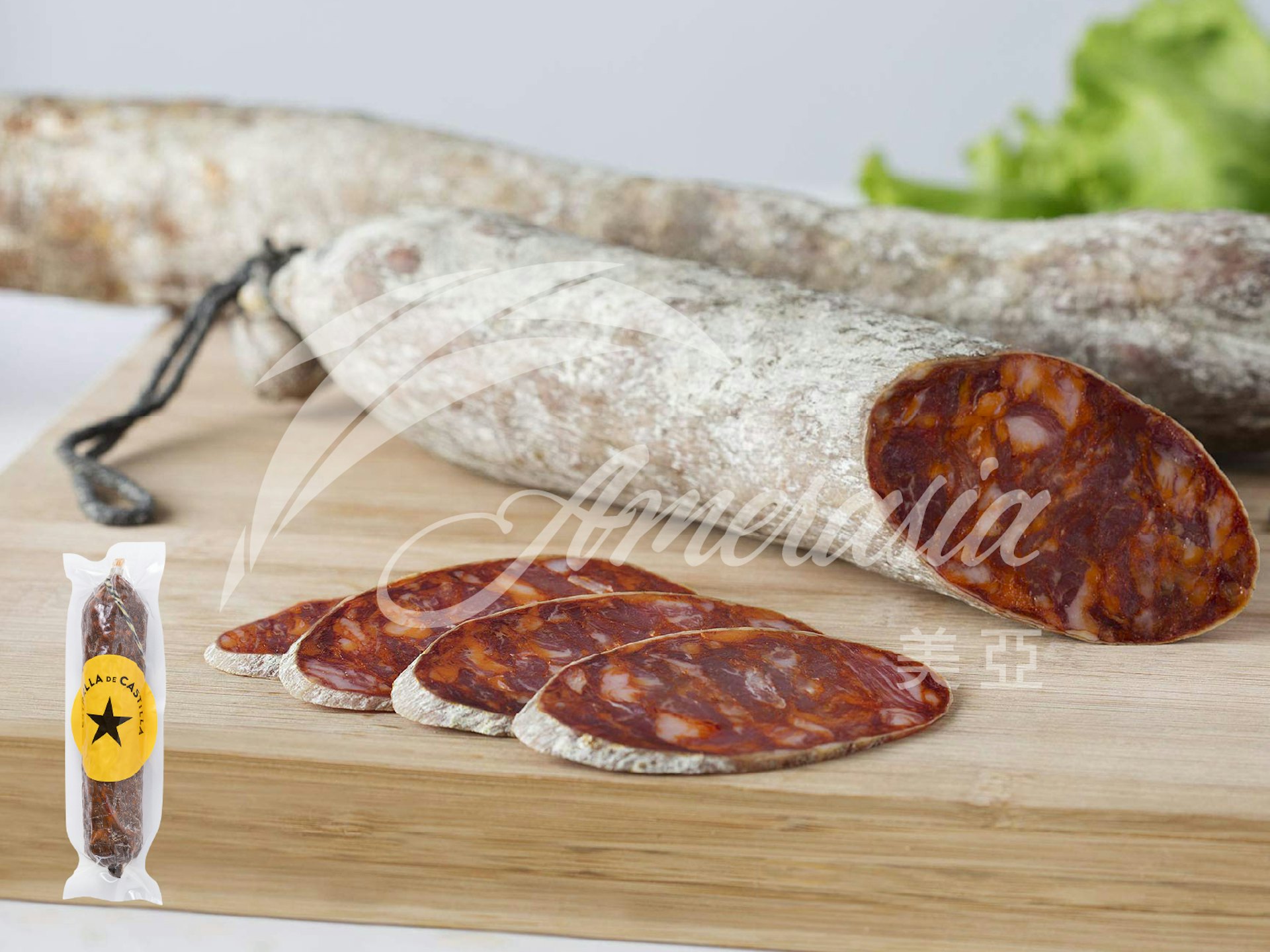 西班牙伊比利亞星黑毛豬風乾沙樂美腸(圖片來源:美亞食品貿易有限公司)