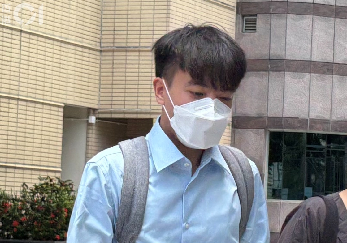 認罪被告張志健。(陳曉欣攝)