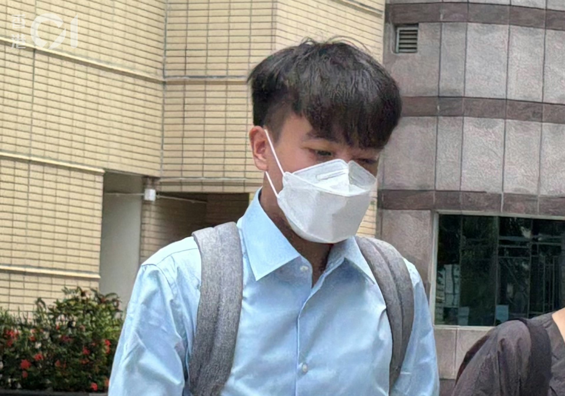 認罪被告張志健。(陳曉欣攝)