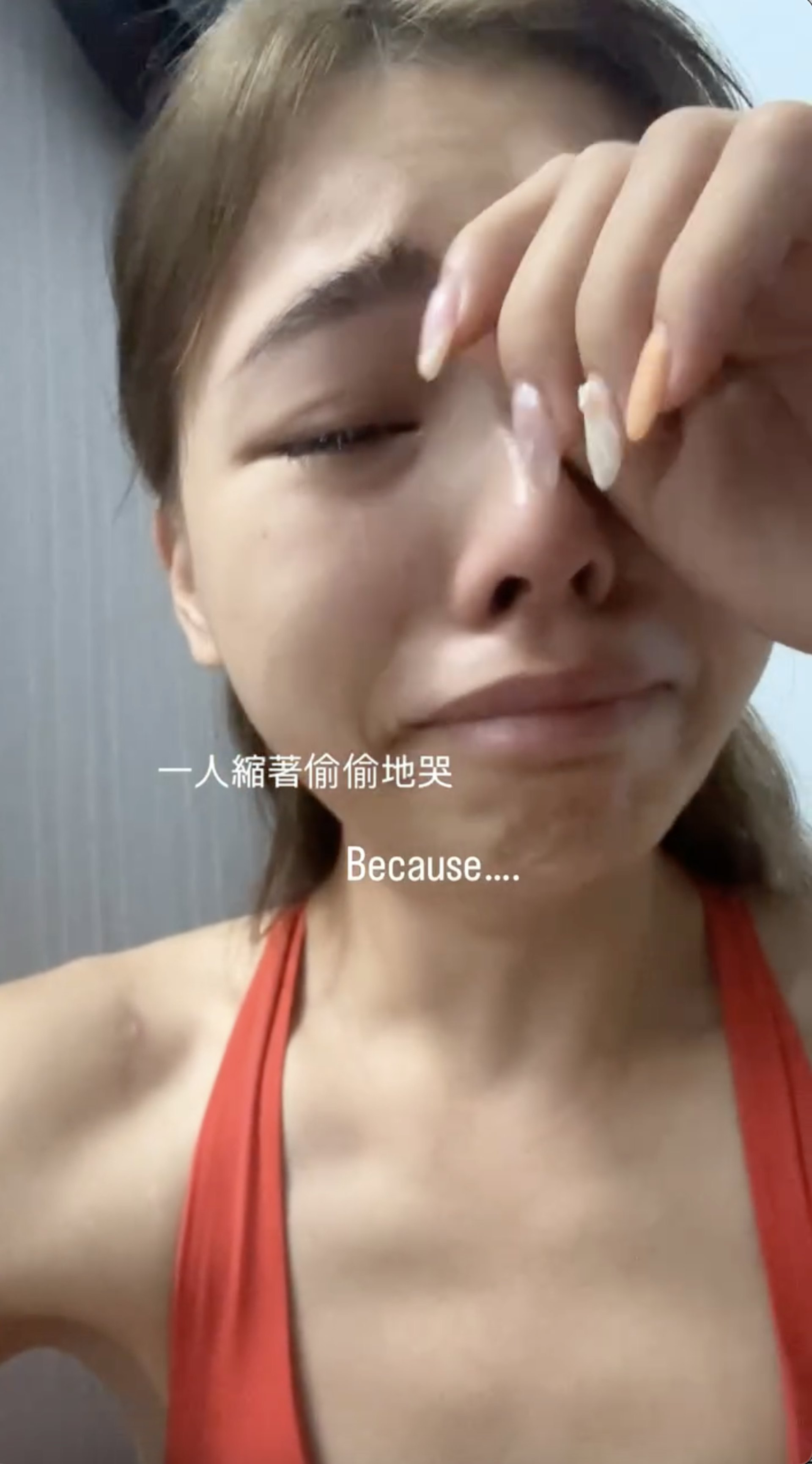 廖慧儀上載爆喊片段。(IG@newayyee_yoga)
