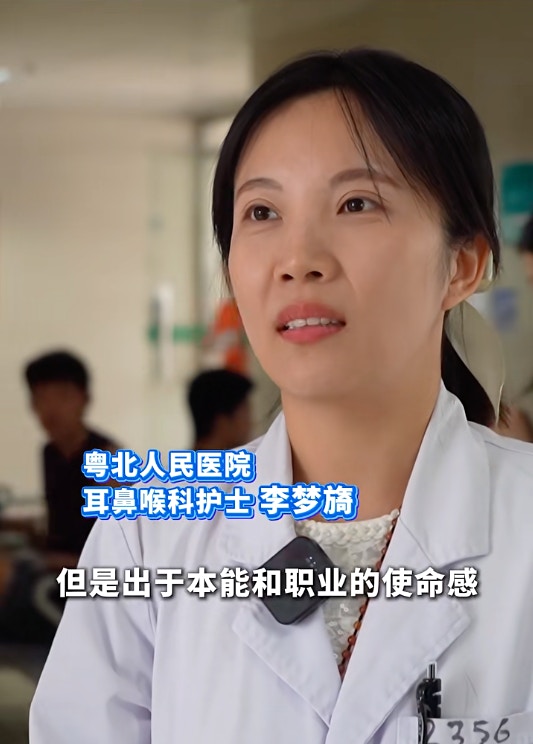 李夢旖表示，「我不是英雄，只是換了個地方上班」。（影片截圖）