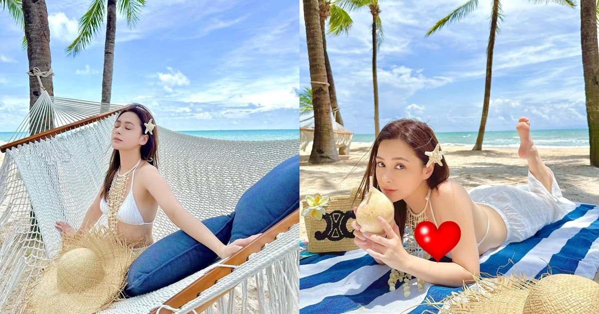 44歲阿嬌鍾欣潼激罕曬比堅尼泳照 FIT到漏輕露事業線有睇頭