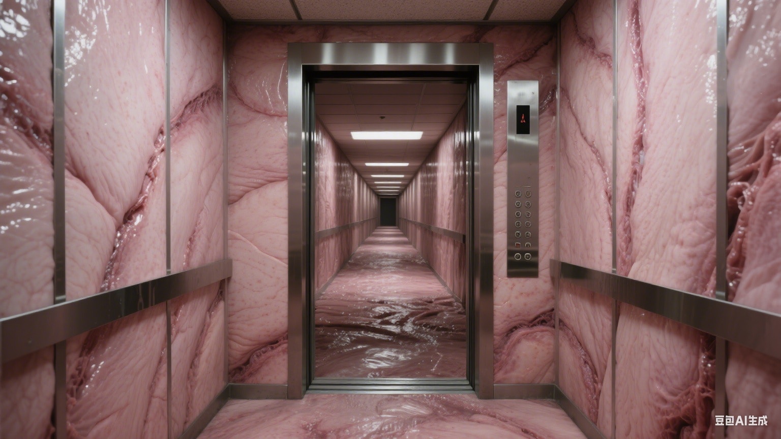 鬼故|升降機失控直墮第零層 門外是一條由「濕皮膚」拼成的走廊