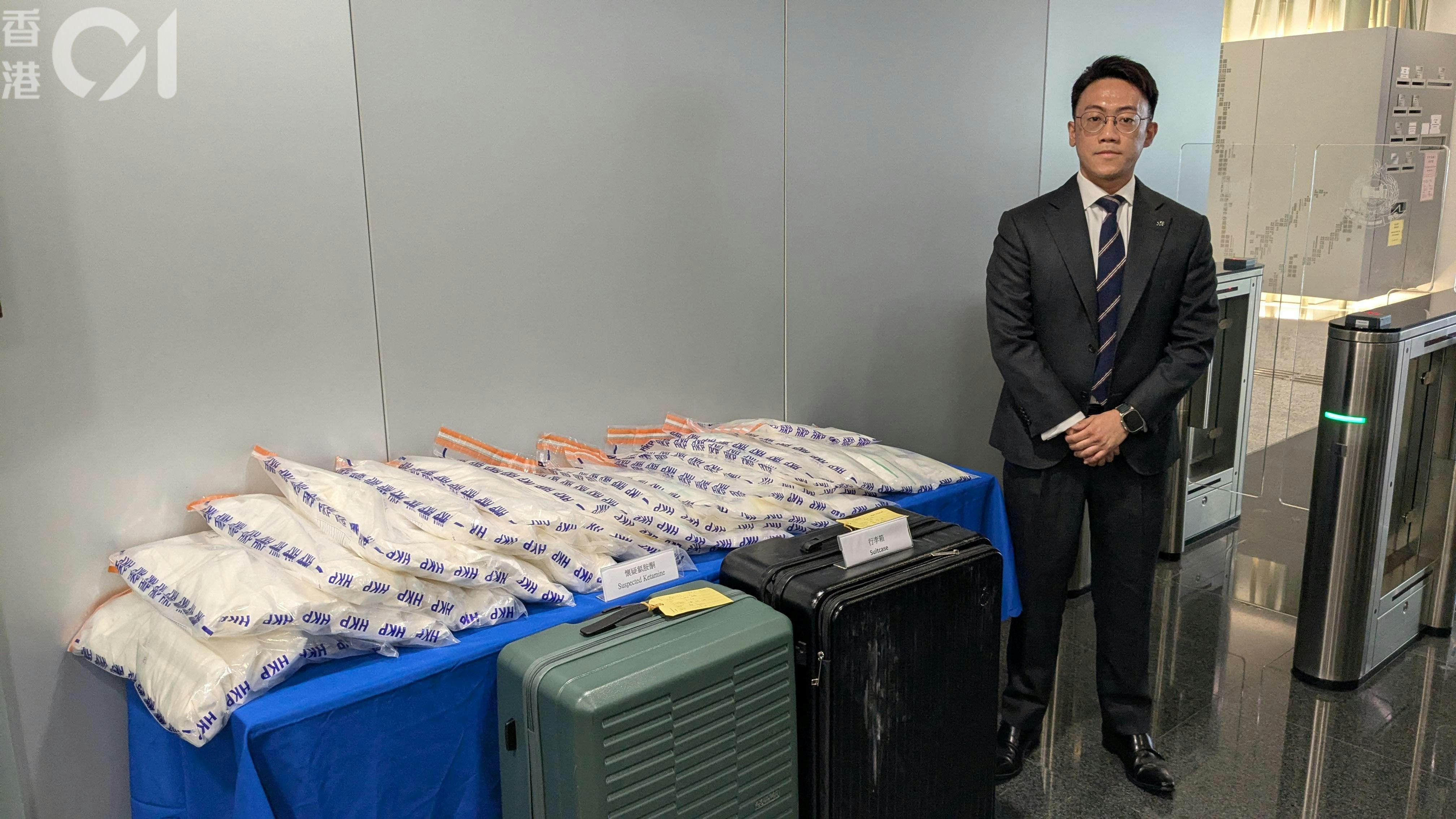 警葵涌搗兩毒品倉檢$2000萬K仔 兩男涉收數千元報酬管倉派貨被捕