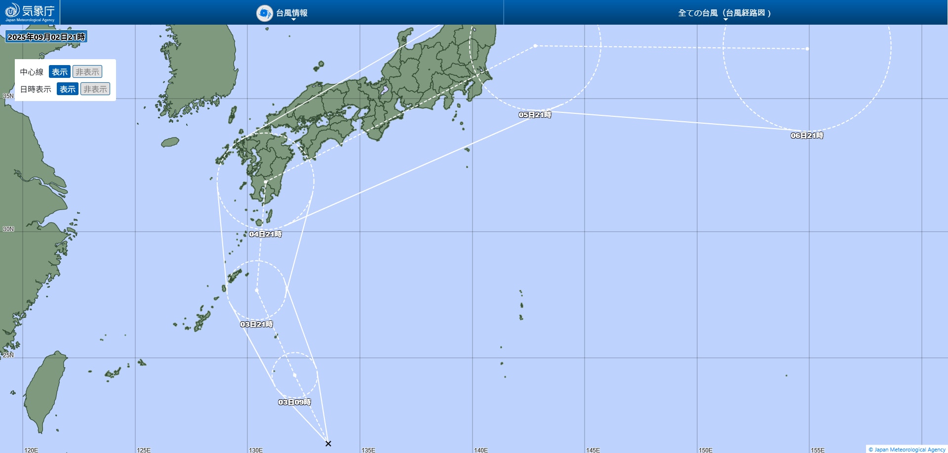 遊日注意｜日本9.4至9.5料打風熱帶氣旋由鹿兒島向東北直搗東京